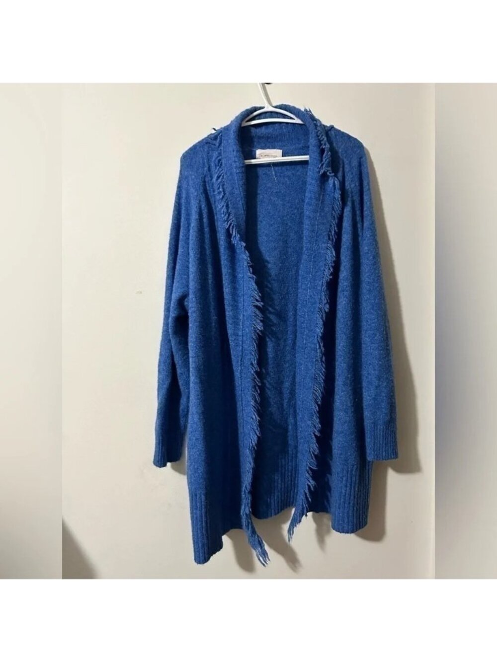 Anthropologie Long Blue Cardigan
